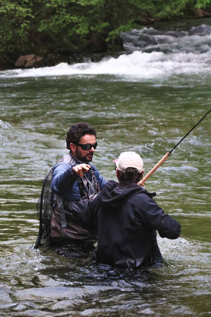 stage mouche guide de pêche Aveyron Dourbie Tarn